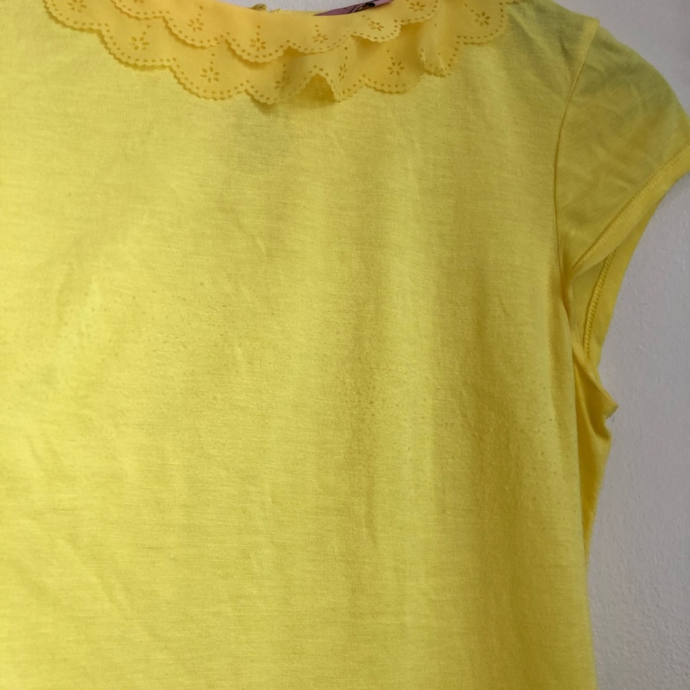 • SOLD• Ted Baker Yellow Collared Blouse - Picture 4 of 5